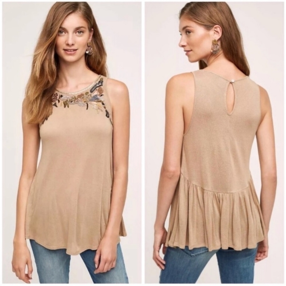 Anthropologie - Akemi + Kin Beaded Tank Top